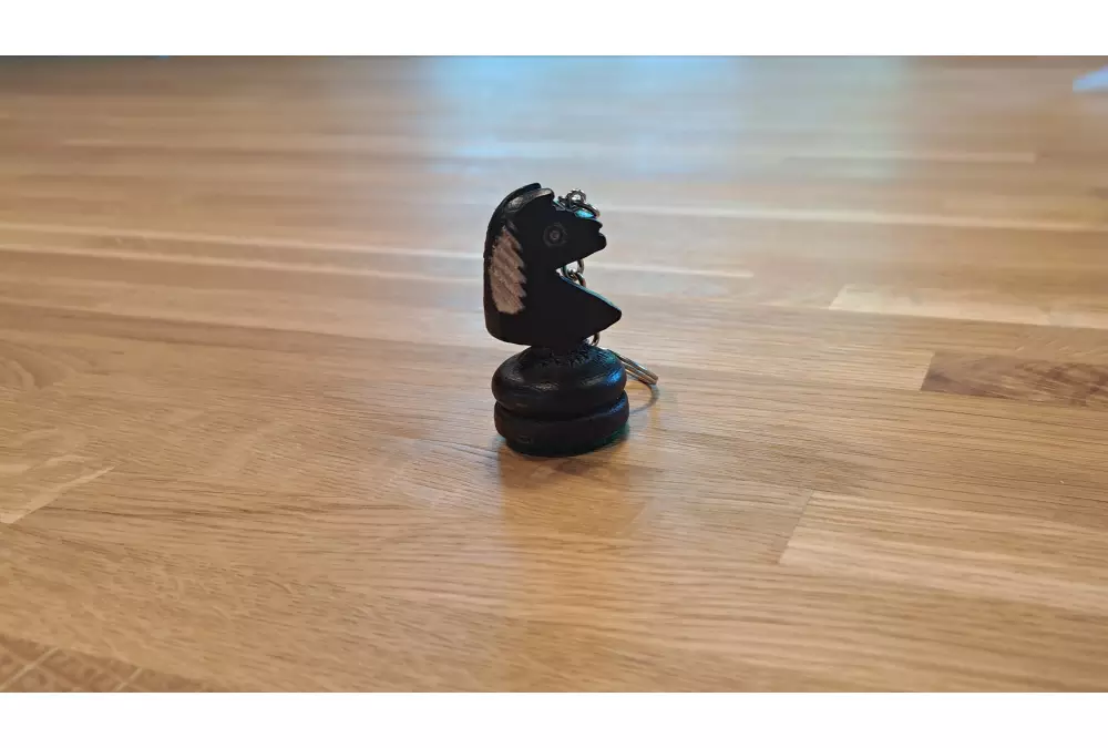 Brelok czarny skoczek